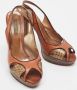 Dolce & Gabbana Pre-owned Leather sandals Brown Dames - Thumbnail 3