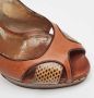 Dolce & Gabbana Pre-owned Leather sandals Brown Dames - Thumbnail 6