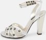 Dolce & Gabbana Pre-owned Leather sandals Gray Dames - Thumbnail 2