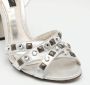 Dolce & Gabbana Pre-owned Leather sandals Gray Dames - Thumbnail 7