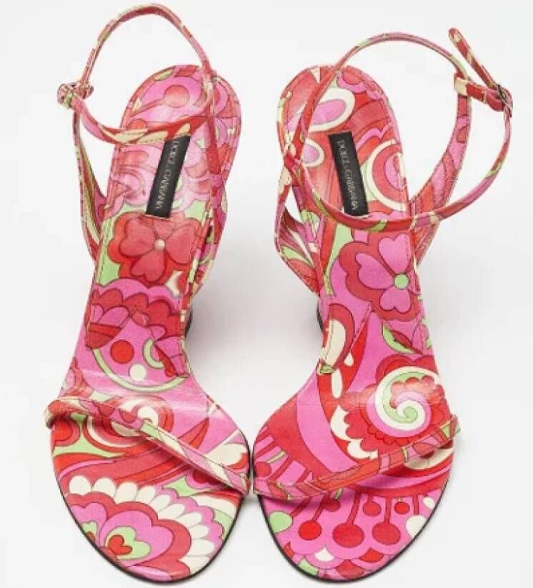 Dolce & Gabbana Pre-owned Leather sandals Multicolor Dames