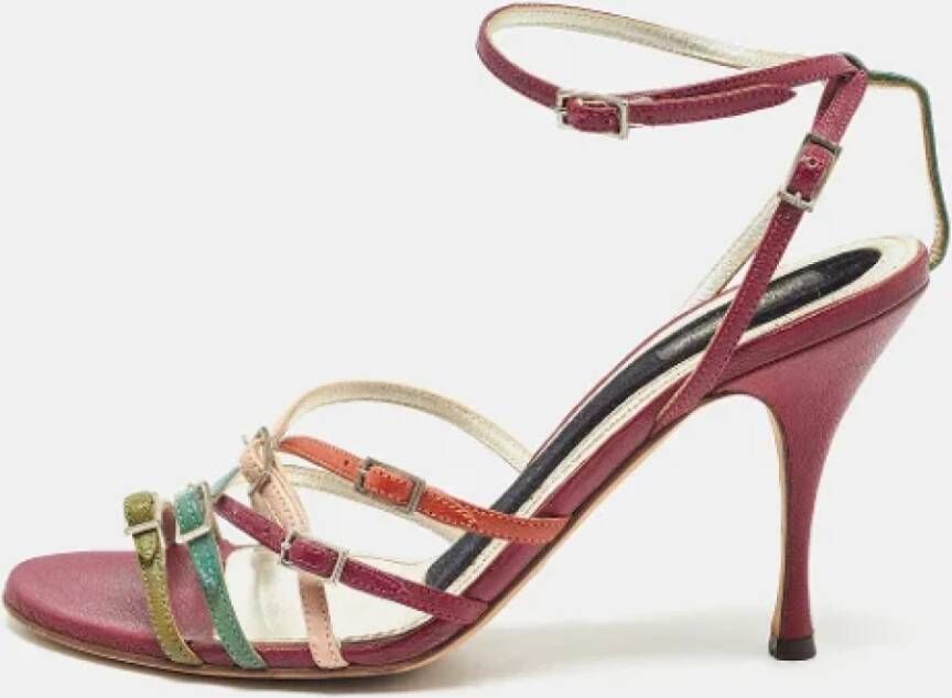 Dolce & Gabbana Pre-owned Leather sandals Multicolor Dames