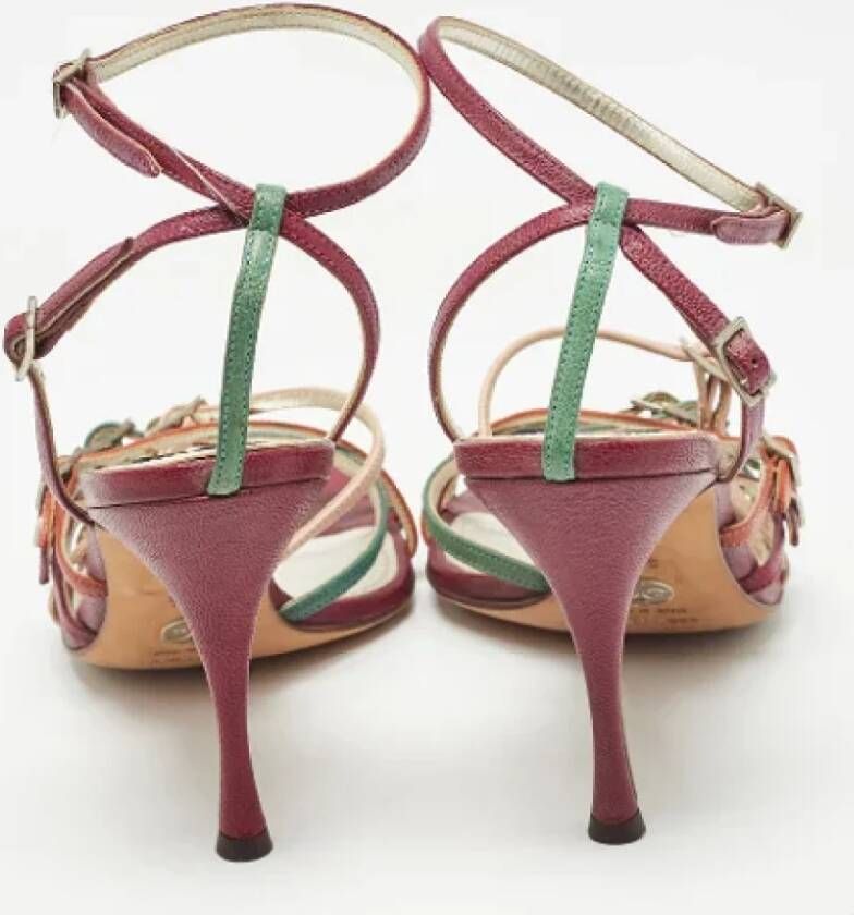 Dolce & Gabbana Pre-owned Leather sandals Multicolor Dames