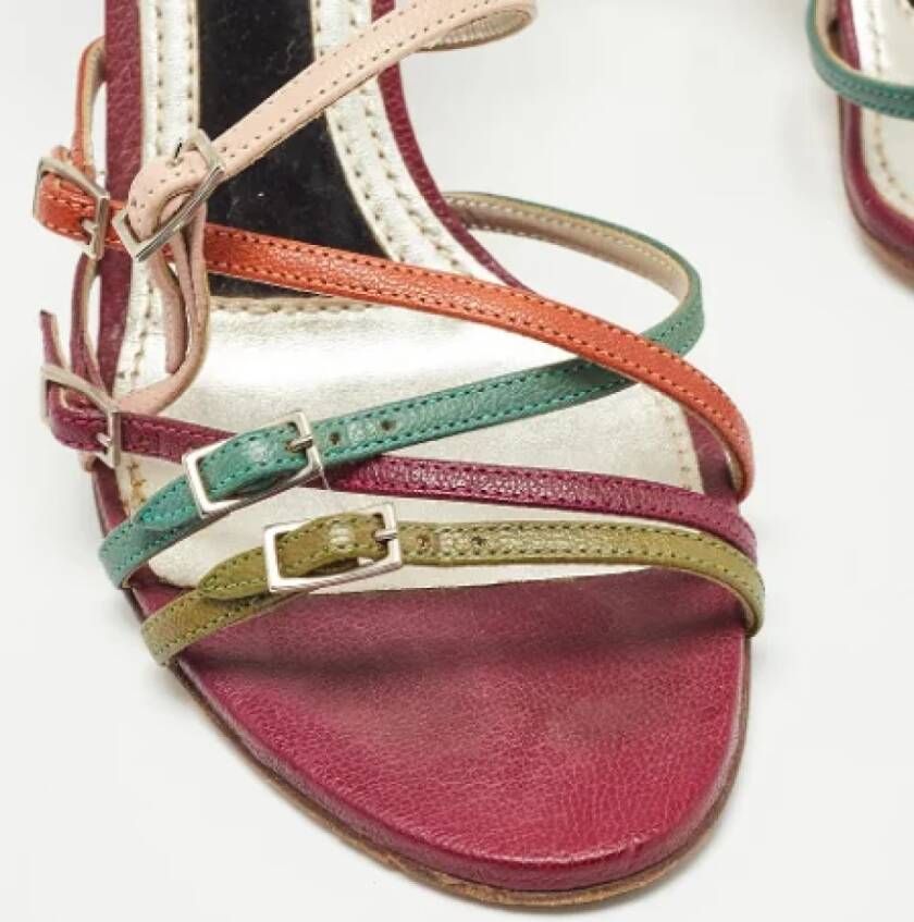 Dolce & Gabbana Pre-owned Leather sandals Multicolor Dames