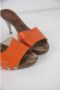 Dolce & Gabbana Pre-owned Leather sandals Orange Dames - Thumbnail 6