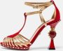 Dolce & Gabbana Pre-owned Leather sandals Red Dames - Thumbnail 2