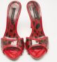 Dolce & Gabbana Pre-owned Leather sandals Red Dames - Thumbnail 2