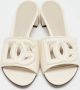 Dolce & Gabbana Pre-owned Leather sandals White Dames - Thumbnail 2