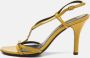 Dolce & Gabbana Pre-owned Leather sandals Yellow Dames - Thumbnail 2