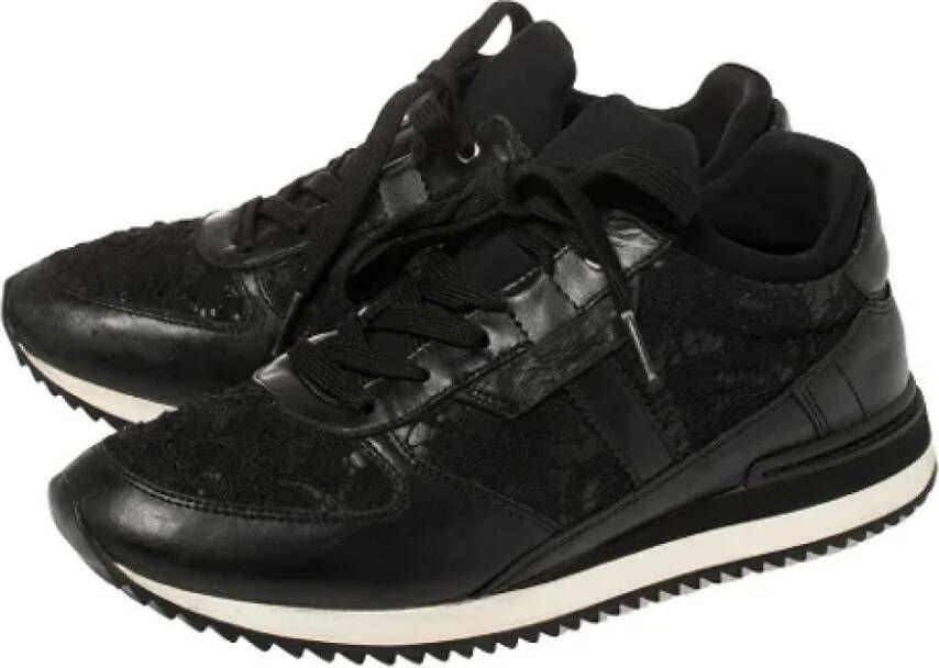 Dolce & Gabbana Pre-owned Leather sneakers Black Dames