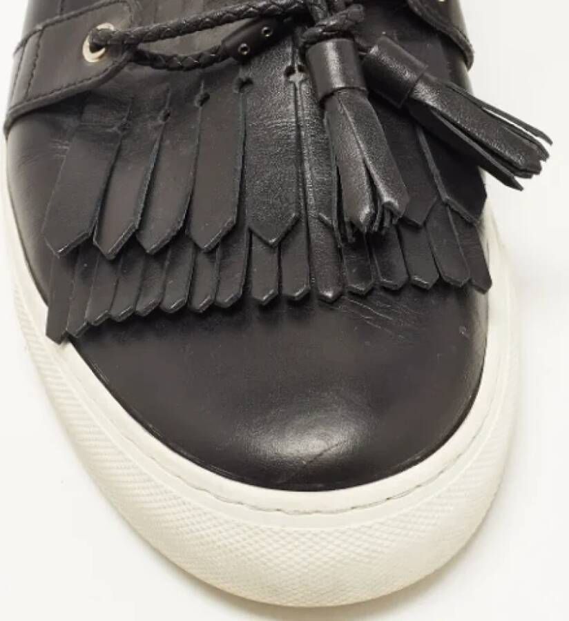 Dolce & Gabbana Pre-owned Leather sneakers Black Dames