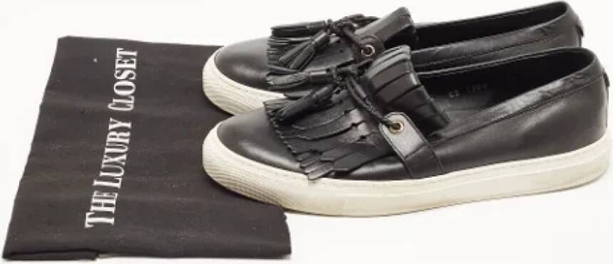 Dolce & Gabbana Pre-owned Leather sneakers Black Dames