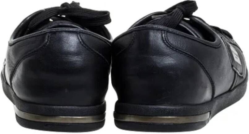 Dolce & Gabbana Pre-owned Leather sneakers Black Dames