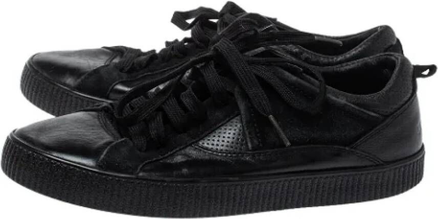 Dolce & Gabbana Pre-owned Leather sneakers Black Dames