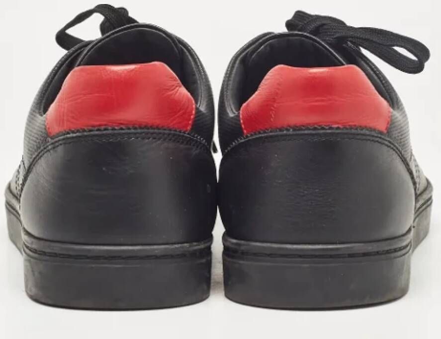 Dolce & Gabbana Pre-owned Leather sneakers Black Heren