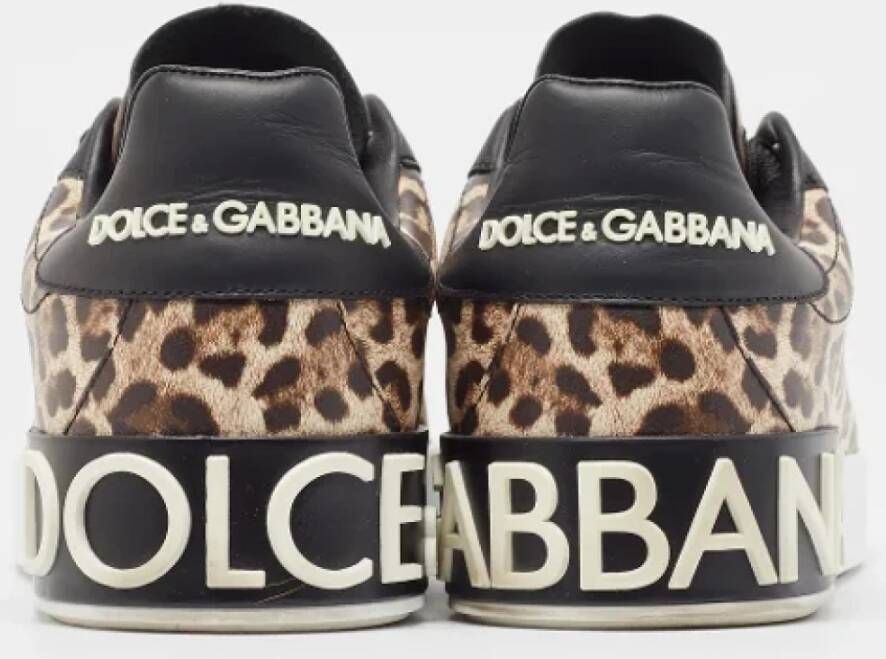 Dolce & Gabbana Pre-owned Leather sneakers Multicolor Dames