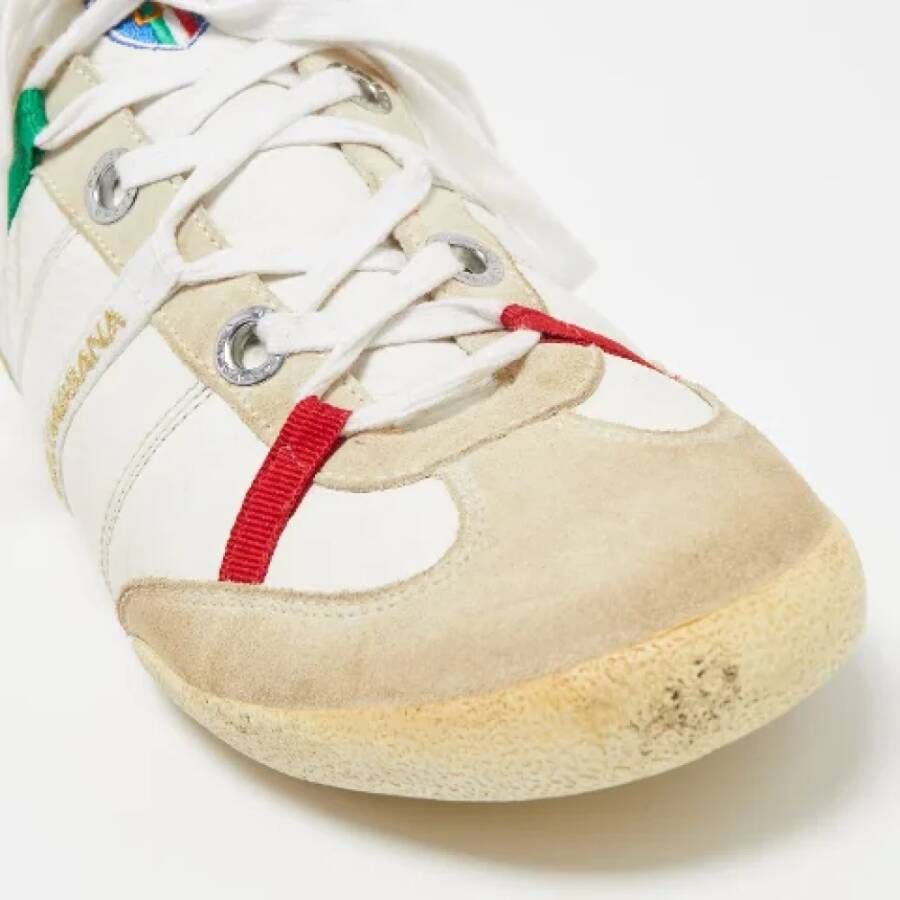 Dolce & Gabbana Pre-owned Leather sneakers Multicolor Heren