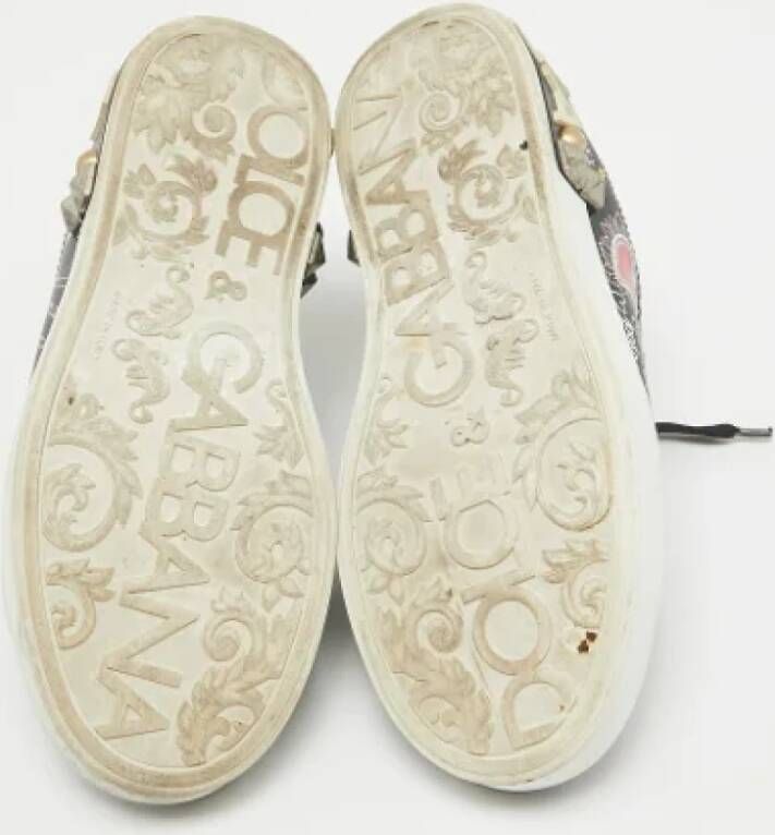 Dolce & Gabbana Pre-owned Leather sneakers Multicolor Dames