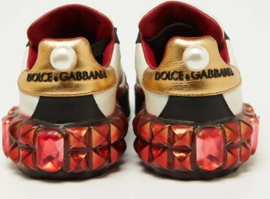 Dolce & Gabbana Pre-owned Leather sneakers Multicolor Dames