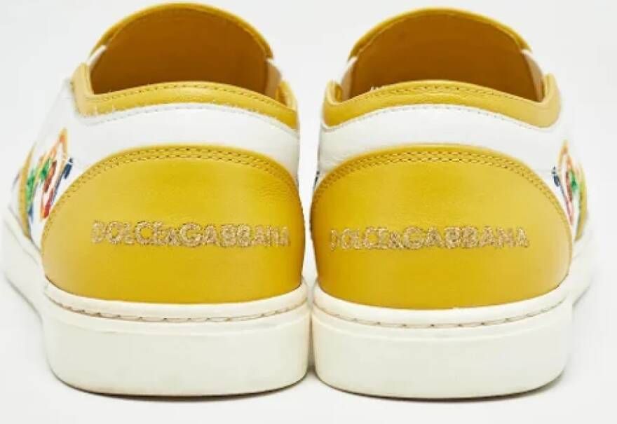 Dolce & Gabbana Pre-owned Leather sneakers Multicolor Dames