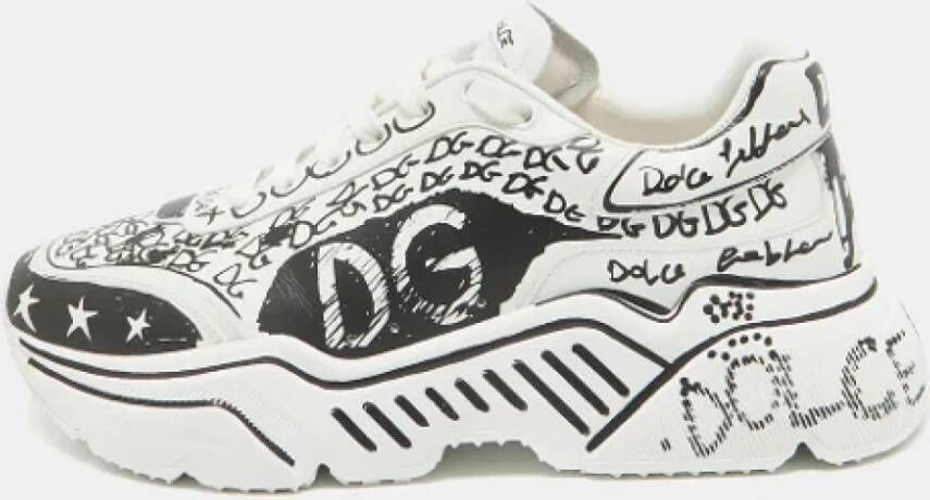 Dolce & Gabbana Pre-owned Leather sneakers Multicolor Heren