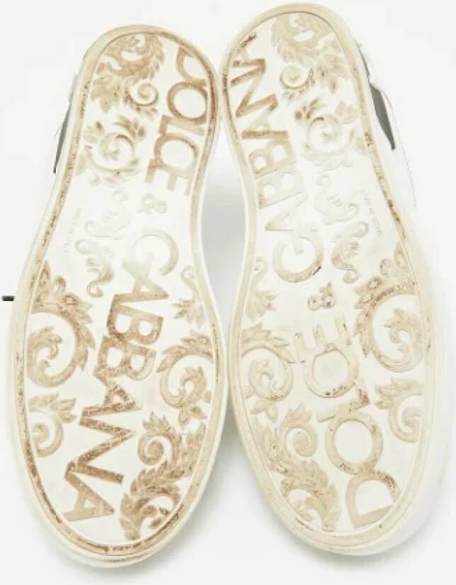 Dolce & Gabbana Pre-owned Leather sneakers White Dames