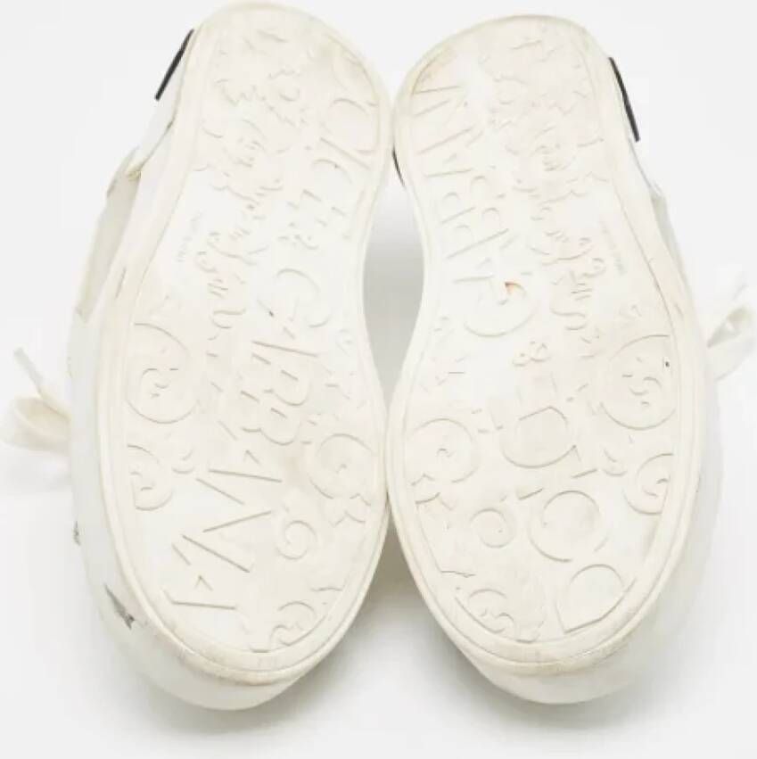 Dolce & Gabbana Pre-owned Leather sneakers White Dames