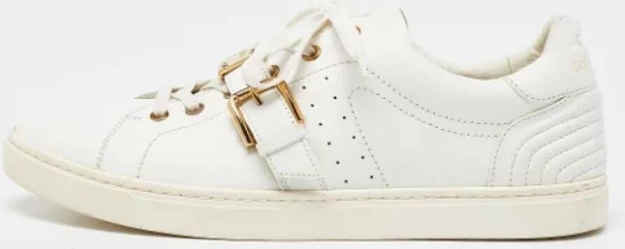 Dolce & Gabbana Pre-owned Leather sneakers White Heren