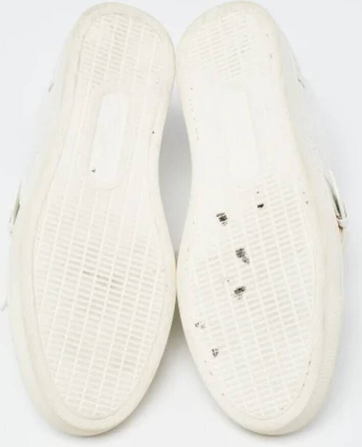 Dolce & Gabbana Pre-owned Leather sneakers White Heren