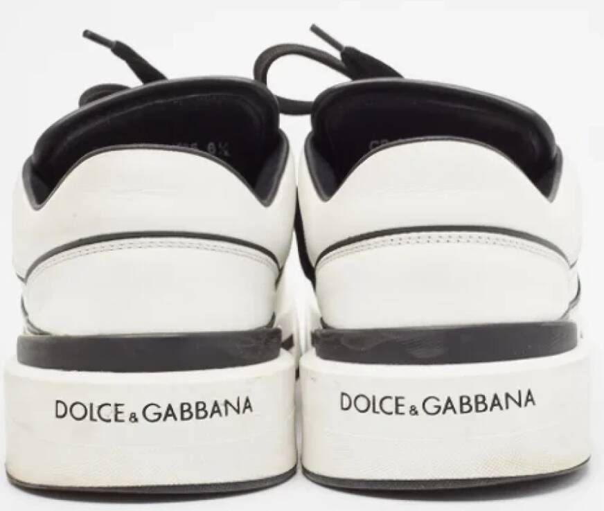 Dolce & Gabbana Pre-owned Leather sneakers White Heren