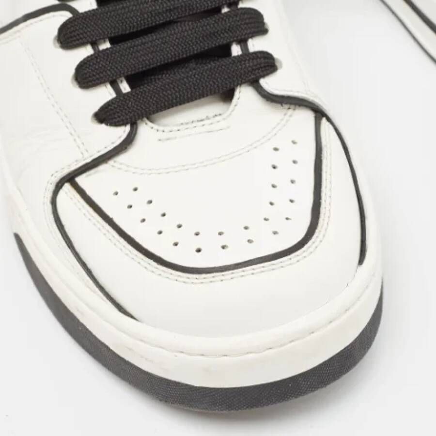 Dolce & Gabbana Pre-owned Leather sneakers White Heren