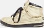 Dolce & Gabbana Pre-owned Leather sneakers Yellow Dames - Thumbnail 2