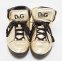 Dolce & Gabbana Pre-owned Leather sneakers Yellow Dames - Thumbnail 3