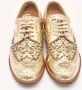 Dolce & Gabbana Pre-owned Leather sneakers Yellow Dames - Thumbnail 3