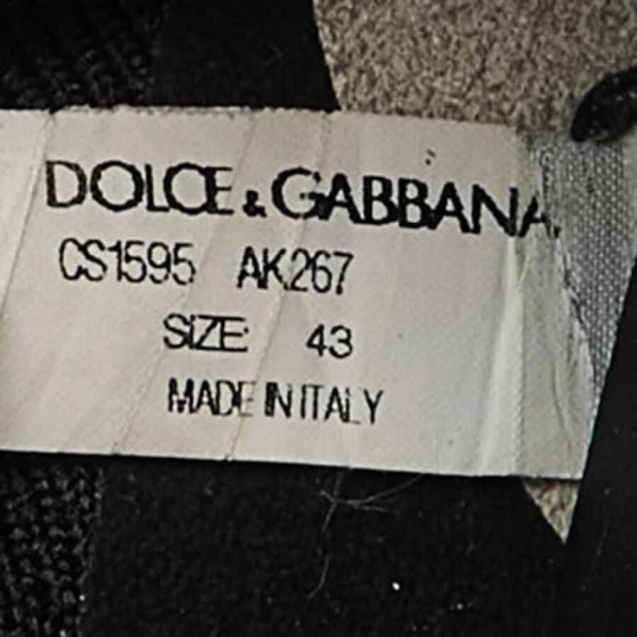 Dolce & Gabbana Pre-owned Mesh sneakers Black Heren