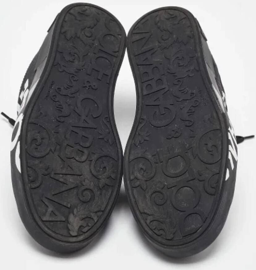 Dolce & Gabbana Pre-owned Nylon sneakers Black Heren