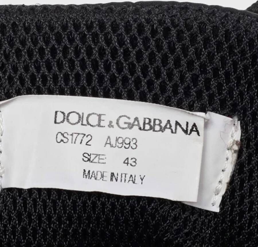 Dolce & Gabbana Pre-owned Nylon sneakers Black Heren