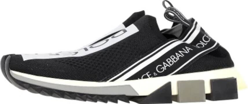 Dolce & Gabbana Pre-owned Polyester sneakers Black Dames