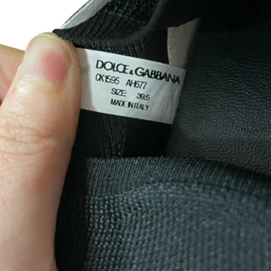 Dolce & Gabbana Pre-owned Polyester sneakers Black Dames