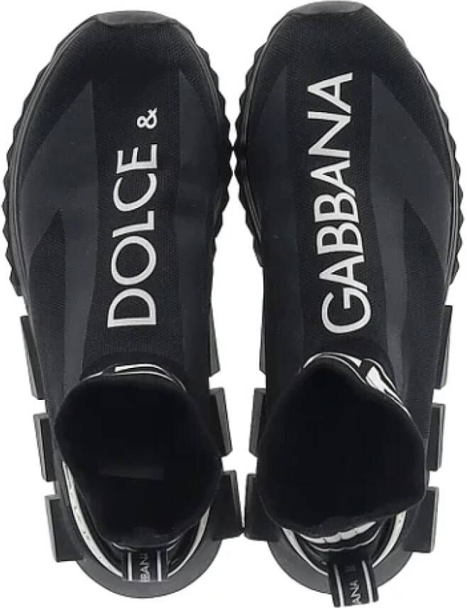 Dolce & Gabbana Pre-owned Polyester sneakers Black Heren