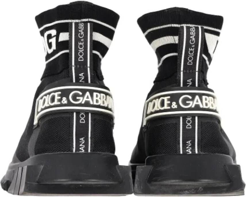 Dolce & Gabbana Pre-owned Polyester sneakers Black Heren