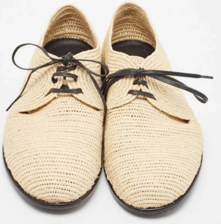 Dolce & Gabbana Pre-owned Raffia flats Beige Heren