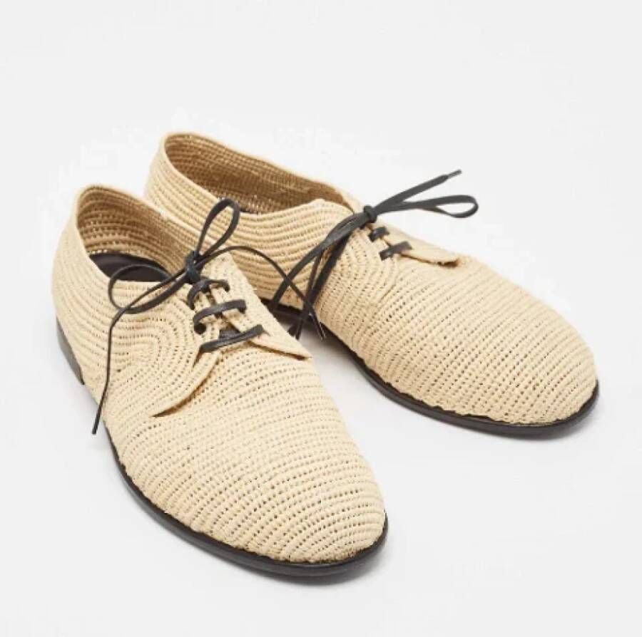 Dolce & Gabbana Pre-owned Raffia flats Beige Heren