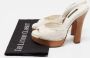 Dolce & Gabbana Pre-owned Raffia sandals White Dames - Thumbnail 8