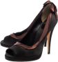 Dolce & Gabbana Pre-owned Satin heels Black Dames - Thumbnail 3