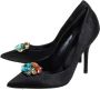 Dolce & Gabbana Pre-owned Satin heels Black Dames - Thumbnail 3