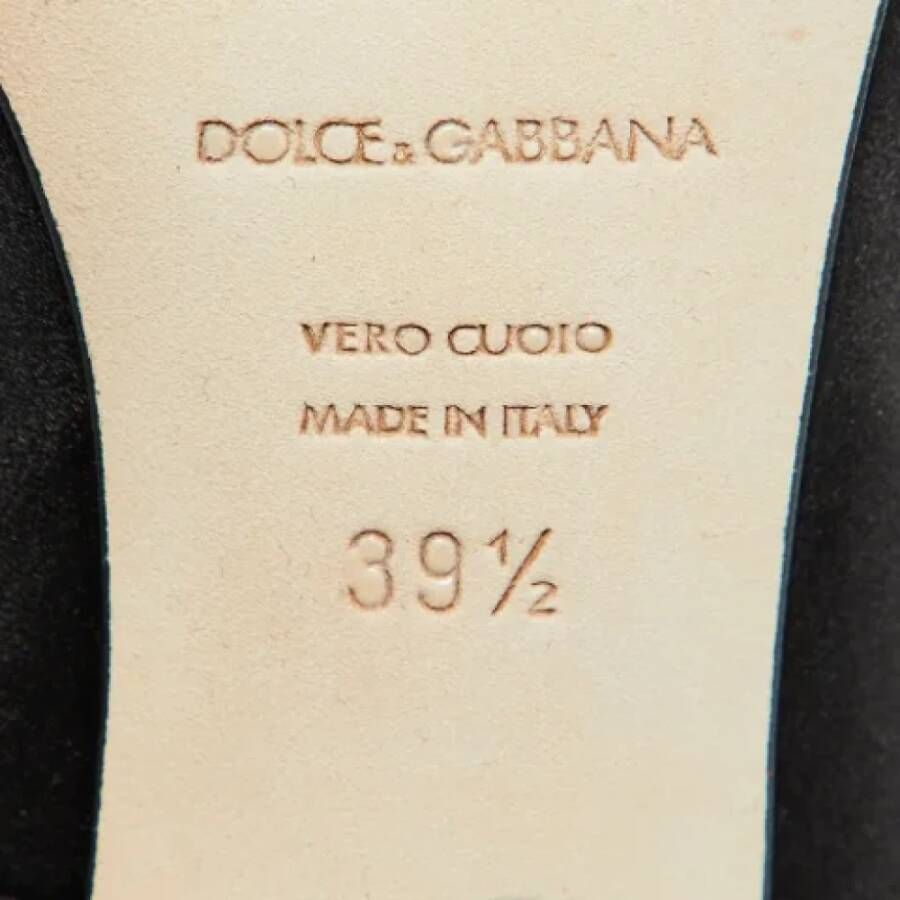 Dolce & Gabbana Pre-owned Satin heels Black Dames