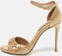 Dolce & Gabbana Pre-owned Satin sandals Yellow Dames - Thumbnail 2