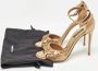 Dolce & Gabbana Pre-owned Satin sandals Yellow Dames - Thumbnail 9