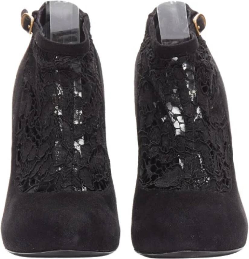 Dolce & Gabbana Pre-owned Suede boots Black Dames